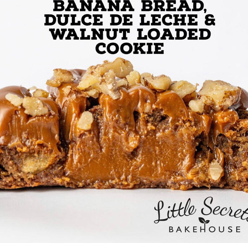 Banana Bread, Dulce De Leche & Walnut Loaded Cookie - Bianco Pantry