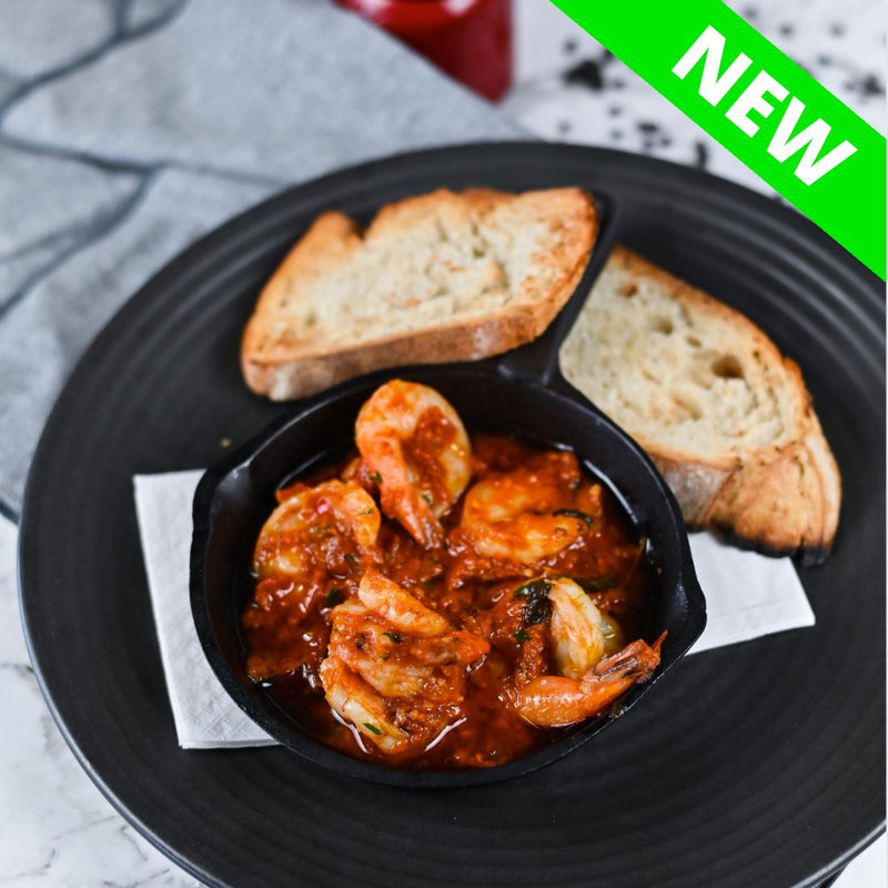 Garlic Prawns w/ Napoletana Sauce - Bianco Pantry