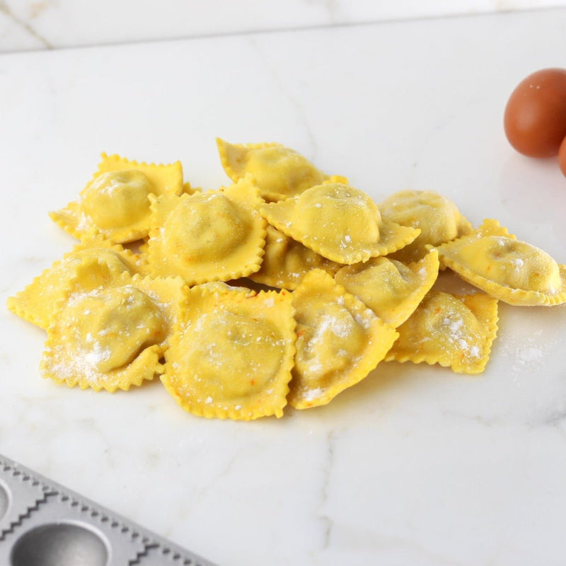 Handcrafted Ricotta and Chorizo with Saffron Ravioli - Bianco Pantry